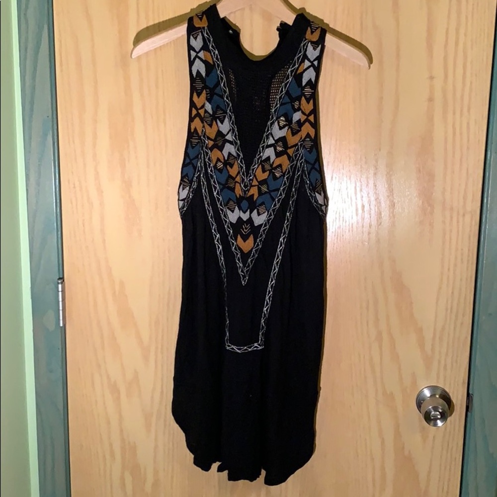 Free people tunic with beautiful detailing!